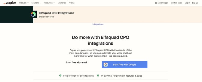 elfsquad zapier integration